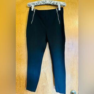Philosophy tapered Black Pants with Zipper Accents